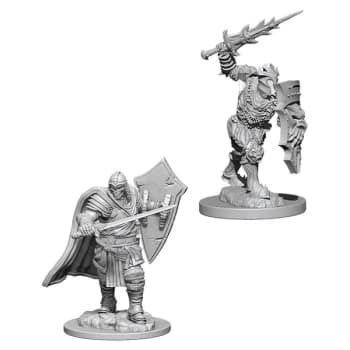 D&D Nolzur's Marvelous Unpainted Miniatures - Death Knight & Helmed Horror