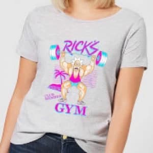 Rick and Morty Rick Gym Womens T-Shirt - Grey - 3XL