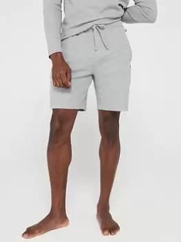 BOSS Bodywear Waffle Lounge Shorts, Grey Size M Men