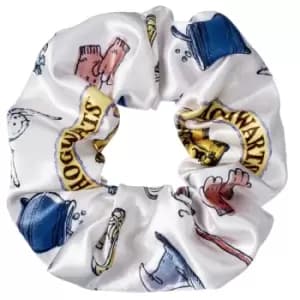 Harry Potter Hogwarts Shield Icons Hair Scrunchie
