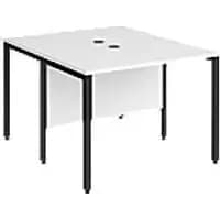 Dams International Desk MB1012BKWH 1,000 x 1,200 x 725 mm