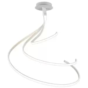 Integrated LED ceiling lamp Nur white 3 bulbs 110cm