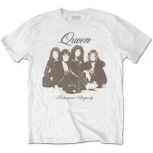 Queen - Bo Rhap Portrait Unisex XX-Large T-Shirt - White