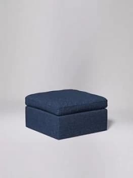 Swoon Seattle Original Fabric Ottoman - Soft Wool