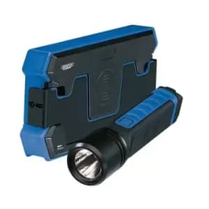 08368 Hand Torch with Single Charging Pad - Draper