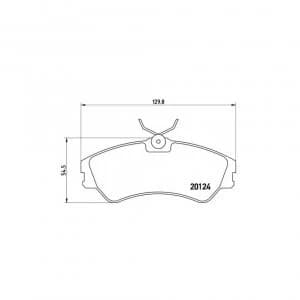 Front Brake Pad Set BREMBO P 85 028
