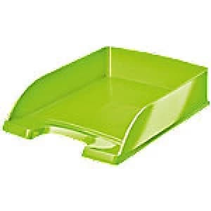 Leitz Letter Tray Polystyrene Green 25.5 x 35.7 x 7 cm