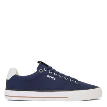 Boss Aiden Tenn Canvas Trainers - Blue