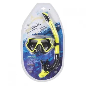 Gul Taron Adult Mask & Snorkel Set - YELL/BLK