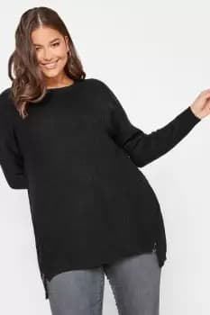 Side Zip Knitted Jumper
