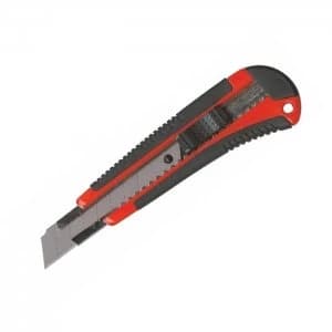 Pacplus Heavy Duty Snap Off Blade Knife 18mm Red