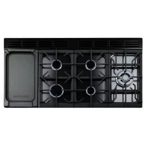 Rangemaster CDL110DFFOGB 114470 110cm CLASSIC DL DF Fuel Range Cooker Olive GreenBrass