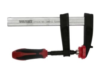 Teng Tools CMD12 Cast Iron Clamp 120 x 60mm (with Protective Caps)