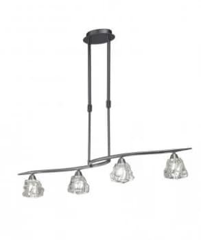 Telescopic 4 Light G9 Line, Satin Nickel