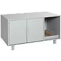 PawHut Cat Litter Box D31-016GY