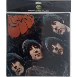 The Beatles Rubber Soul Steel Wall Sign