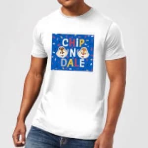 Disney Chip N' Dale Mens T-Shirt - White