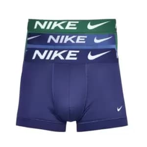 Nike 3 Pack Stretch Long Boxers Mens - Blue
