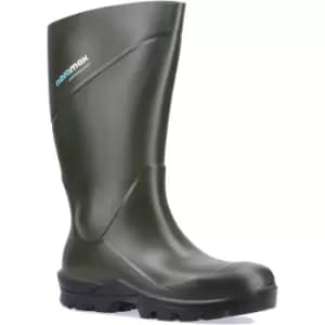 Noramax Agri O4 Plain PU Wellingtons Green Size 36