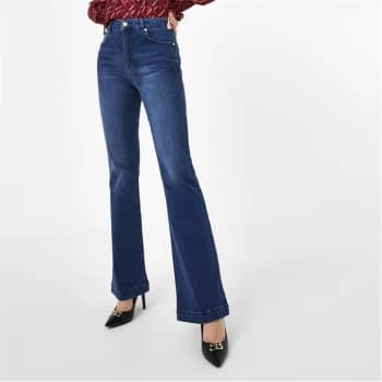 Biba BIBA Dolly Flare Jeans - Mid Blue