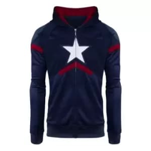 Captain America: Premium Hoodie (Size L)