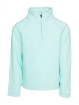 Trespass Girls Meadow 1/2 Zip Fleece - Turquoise