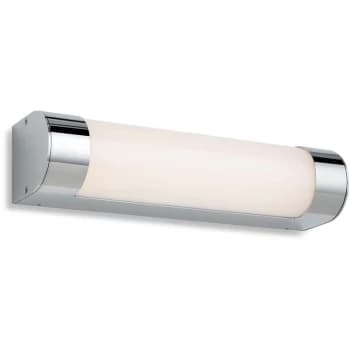 Firstlight - Lima Bathroom LED Wall Light 300mm Chrome with Opal Diffuser IP44