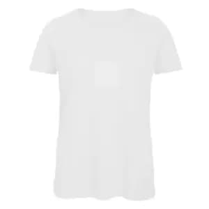 B&C Womens/Ladies Favourite Organic Cotton Crew T-Shirt (M) (White)