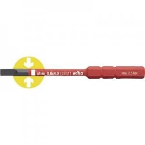 Wiha SoftFinish electric Workshop Slot Interchangeable bit 2.5mm 75mm Compatible with Wiha Torque