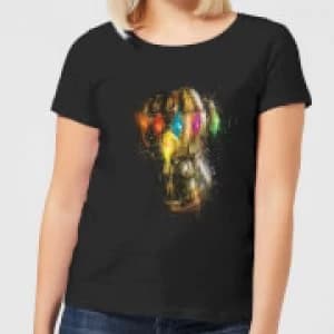 Avengers Endgame Infinity Gauntlet Warlord Womens T-Shirt - Black