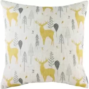 Evans Lichfield Hulder Deer Cushion Cover (One Size) (Natural) - Natural