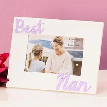 6" x 4" - Photo Frame 3D Letters - Best Nan