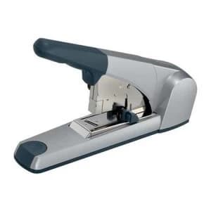 Leitz 5553 Heavy Duty Flat Clinch Metal Stapler Grey 120 Sheets of 80gsm Paper