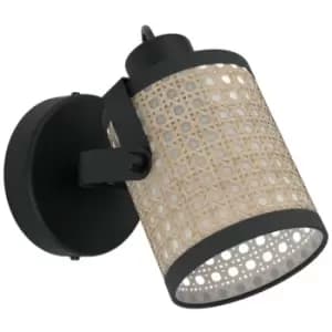 Netlighting Ruscomb Single Spotlight Black