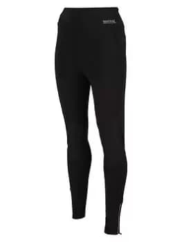 Regatta Highton Pro Leggings - Black, Size 16, Women