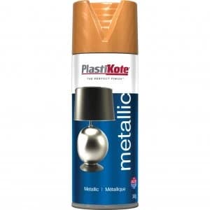 Plastikote Metallic Aerosol Spray Paint Bronze 400ml
