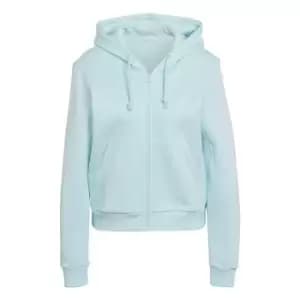adidas ALL SZN Fleece Full-Zip Hoodie Womens - Blue