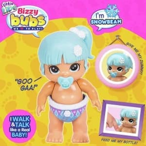 Little Live Bizzy Bubs S1 Walking Baby Snowbeam