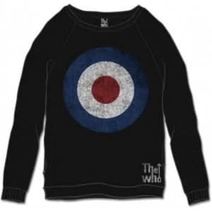 The Who Target Distressed Black Mens Sweatshirt Size: Small