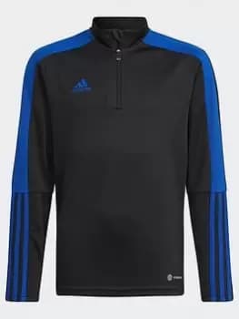 Boys, adidas Tiro Essential Training Top, Black, Size 5-6 Years