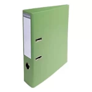 Prem'Touch Lever Arch File PVC A4, S70mm 2 Ring, Anise Green, Pack of 10