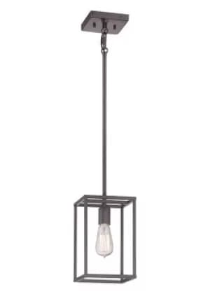 New Harbor 1 Light Ceiling Mini Pendant Western Bronze, E27