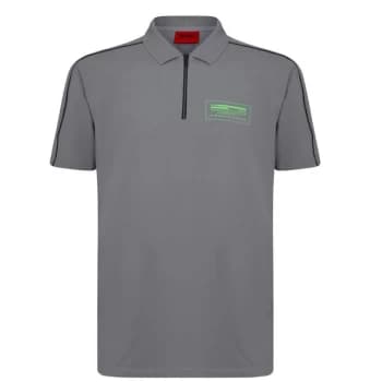 Hugo Boss Dalbert Polo Shirt Silver Size L Men