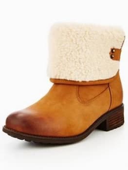 UGG Aldon Ankle Boot Chestnut Size 3 Women