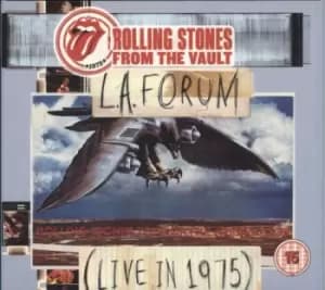 The Rolling Stones L.A. Forum - Live In 1975 2014 UK 3-disc CD/DVD Set EAGDV038