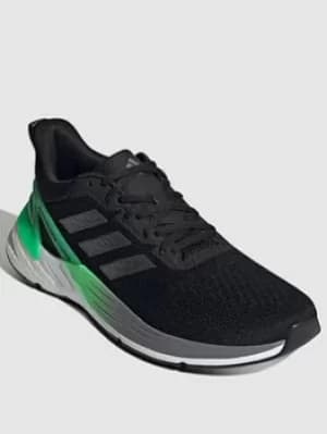adidas Response Super 2.0, Black/White/Green, Size 10, Men