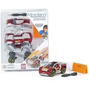 Inferno Red Car Modarri With Barriers