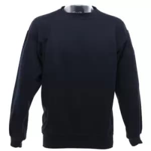 UCC 50/50 Mens Heavyweight Plain Set-In Sweatshirt Top (3XL) (Navy Blue)
