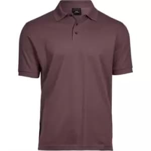 Tee Jays Mens Luxury Stretch Pique Polo Shirt (3XL) (Grape)