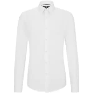 Boss Hank Kent Slim Fit Shirt - White